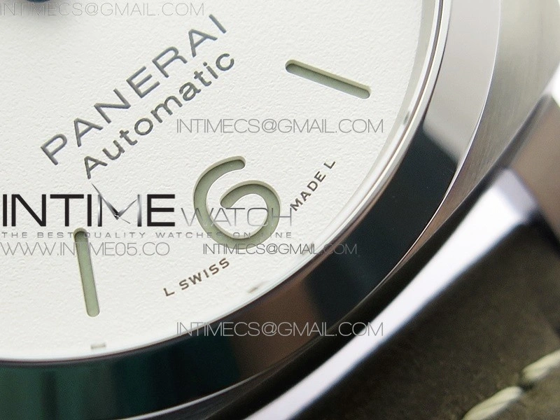 PAM1314 VSF 1:1 Best Edition White Dial on Brown Leather Strap P.9000 Super Clone
